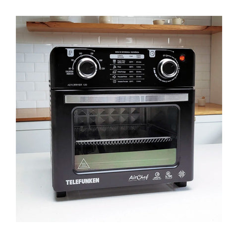 Horno Freidora de Aire Telefunken 12L Aerofryer 120