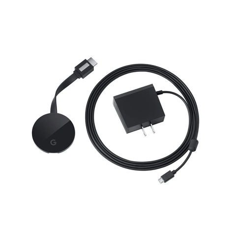 Dispositivo de Streaming Google Chromecast Ultra 4K Streaming Media Player (OPEN BOX)