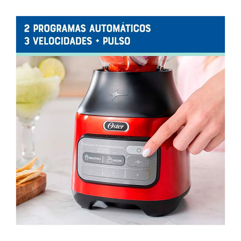 Licuadora Oster Reversible 3 Vel + Pulso BLSTPEGCRT 800W 1.5L