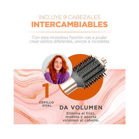 Cepillo Secador Gama Multistyler UniQ Radiant 9 en 1