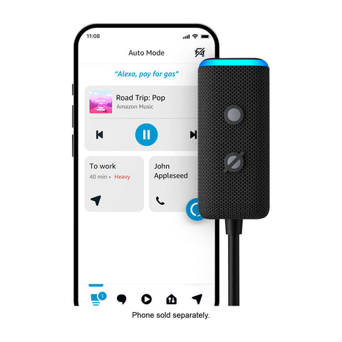 Asistente de Voz Amazon Echo Auto 2nd Gen con Alexa