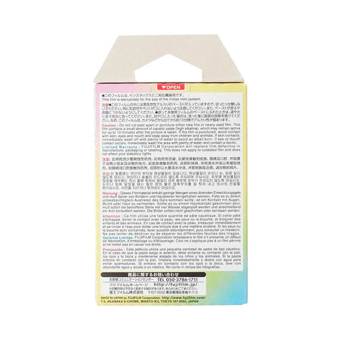 Película Instantánea Instax Mini 10PK Macaron