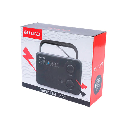 Radio Análoga Portátil Aiwa Aw-fml4 Fm-am Jack 3.5mm