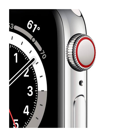 Reloj Apple Watch Series 6 40mm GPS + Wifi Silver Stainless Steel White Sport