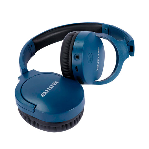 Audífonos Inalámbricos On Ear Aiwa Aw-k11 Azul