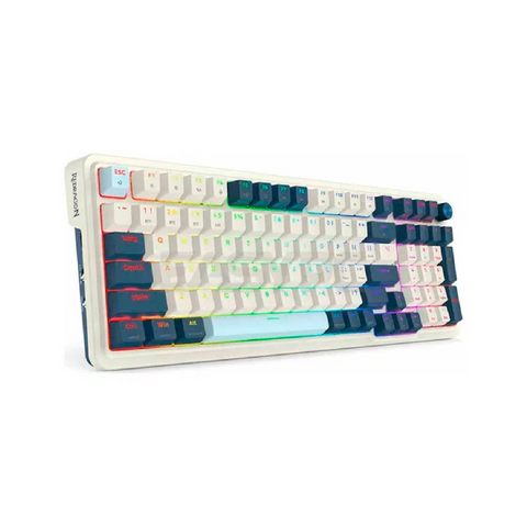 Teclado Gamer Redragon Eisa K686WB RGB PRO White/black