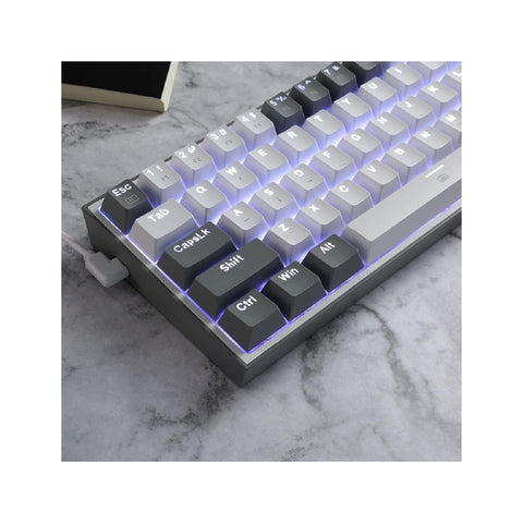 Teclado Gamer Redragon K617 Fizz RGB Grey/White