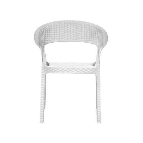 Silla Ratan Curve Con Brazos