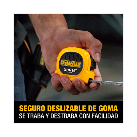 Huincha de Medir Dewalt 34192L 5M/16' 25MM