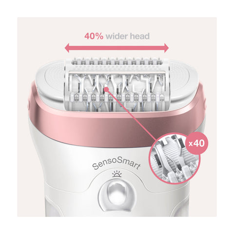 Depiladora Inalámbrica Braun Legepil SES9-720 ROSGOWHT