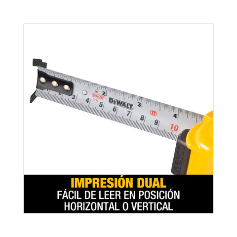 Huincha de Medir Dewalt 34193L 8M/26' 25MM