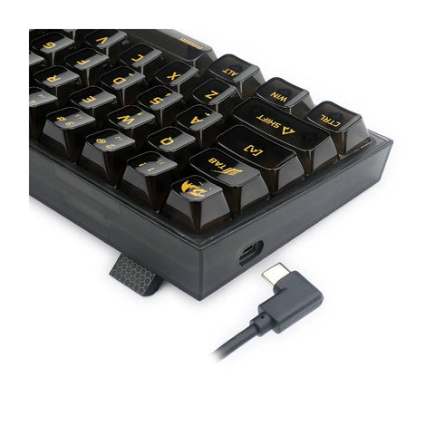 Teclado Gamer Redragon Fizz RGB K617CTB-RGB Negro Inglés