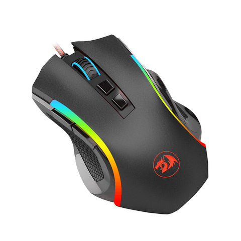 Mouse Gamer Redragon M607 Griffin RGB 7200dpi Negro