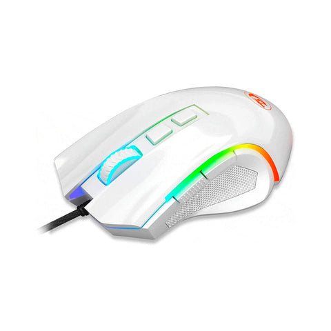 Mouse Gamer Redragon M607W Griffin RGB 7200dpi Blanco