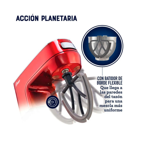 Batidora Planetaria Oster FPSTSMPL3R 10 Velocidades