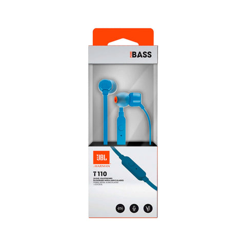 Audífonos In Ear JBL T110 Azul S. Ame