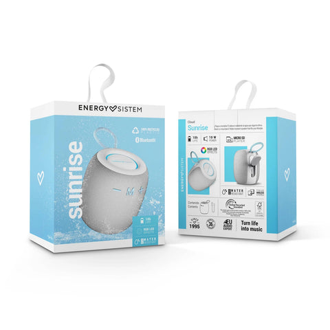 Parlante Portátil Energy Sistem Sunrise 10W Bluetooth Ipx6 Blanco