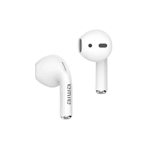 Audífonos Inalámbricos Aiwa Táctil Función Tws Aw-twsg100w Blanco