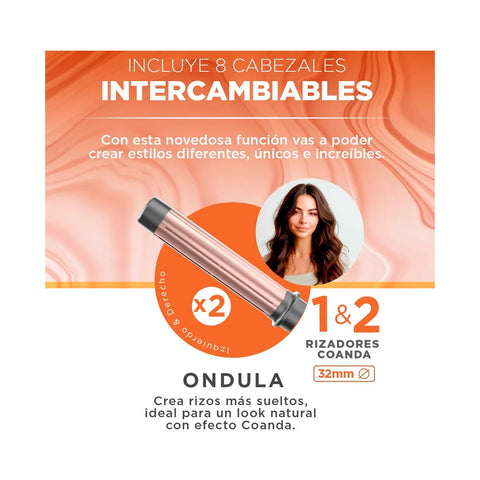 Cepillo Secador Gama Multistyler UniQ Vibrance 8 en 1