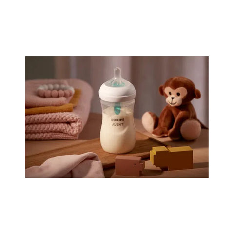 Set Mamaderas Avent SCD657/11 Natural + Cepillo y Chupete