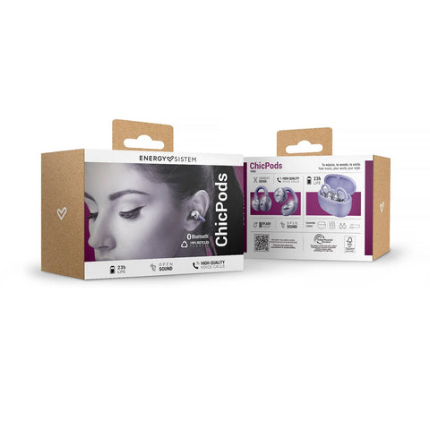 Audífonos Inalámbricos Energy Sistem ChicPods TWS Violeta