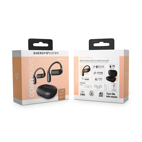 Audífonos Inalámbricos Energy Sistem Open Wave Negro IPX5
