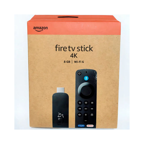 Dispositivo de Streaming Amazon Fire TV Stick 4K Wifi 6 Full HD Negro