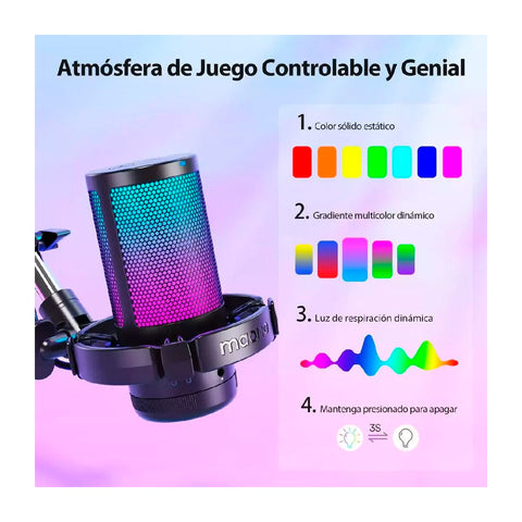Microfono Maono DM20S Brazo Articulado USB Condensador