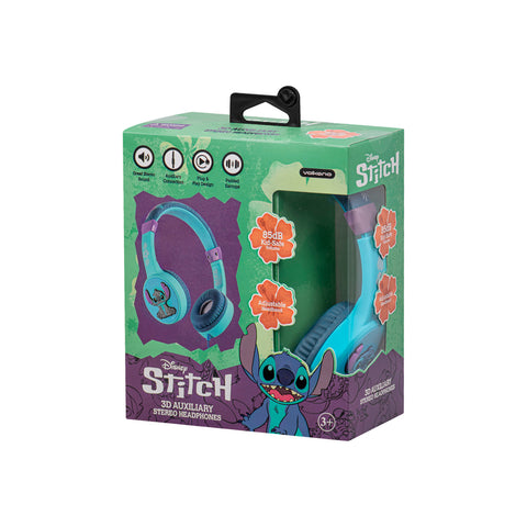 Audífonos Alámbricos Disney 3D Stitch 3053-ST