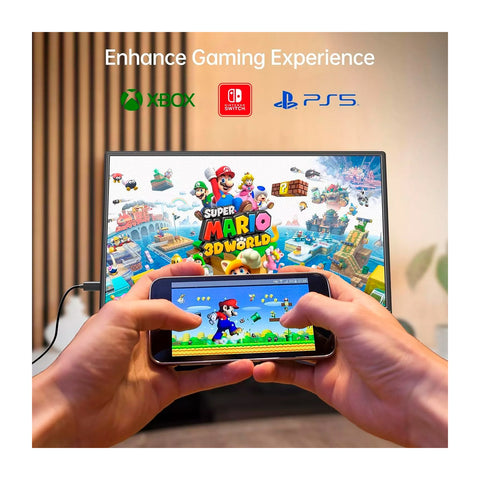 Monitor Portatil YXK 15.6' FHD USB-C HDMI Ultra Slim