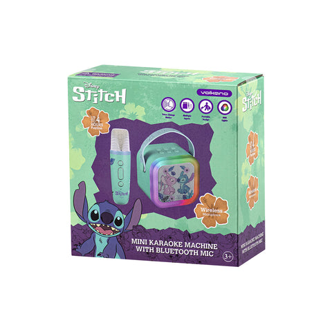 Karaoke Inalámbrico Disney Stitch c/Microfono y Luz