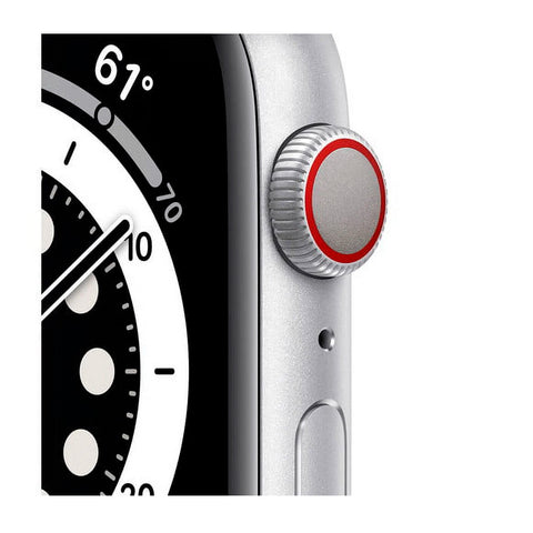 Apple Watch Series 6 44mm GPS + Celular Caja Acero Correa Blanca