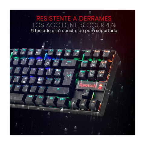 Teclado Mecánico Redragon Kumara K552W Red Switch Esp