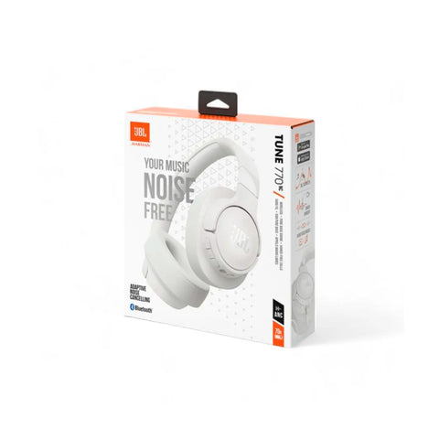 Audífonos Inalámbricos JBL Tune 770NC Cancelación Ruido Ovear Ear Blanco