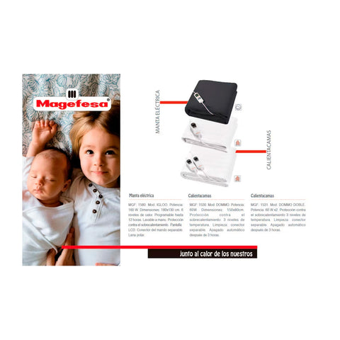 Manta Térmica Magefesa Igloo MGF1580 160W