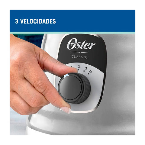 Licuadora Oster Blst4655 Clásica Cromada 1.25L 700W 3 Vel