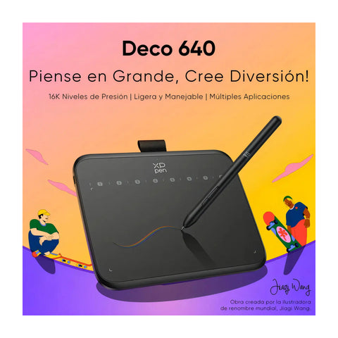 Tableta Digitalizadora XP-Pen Deco 640 - IT640