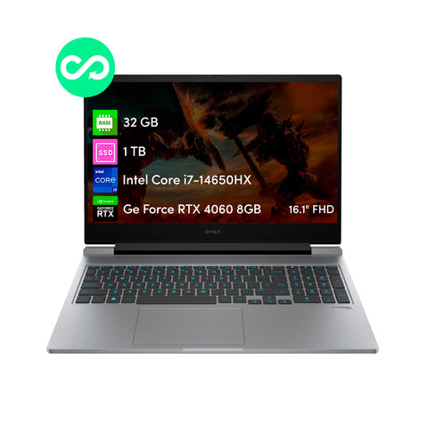 Notebook Gamer HP Omen Intel i7 14va 32GB 1TB SSD RTX4060 8GB 16.1 FHD