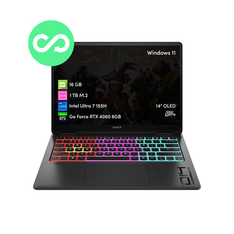 Notebook Gamer HP Omen Transcend Ultra 7 16GB 1TB SDD RTX4060 14' 120hz Oled