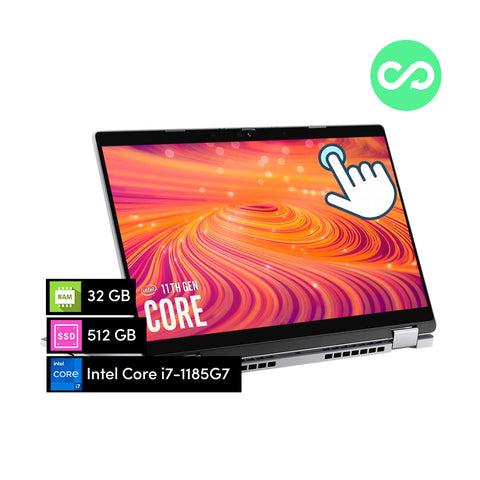 Notebook 2 en 1 Dell Latitude 5320 Core i7 32GB 512GB 13' FHD Táctil W11