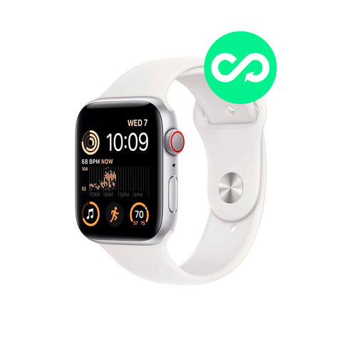 Apple Watch SE GPS (2da Gen) 40mm Caja Aluminio Correa Blanca