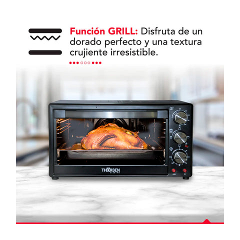 Horno Electrico Thorben Magnum Oven 60L 3 modos 2200W