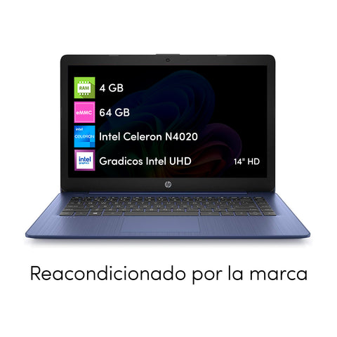 Notebook HP Stream Celeron 4GB 64GB 14' HD