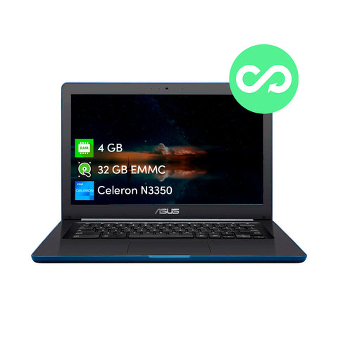 Notebook Asus Chromebook Celeron 4GB 32GB 14" Chrome Os