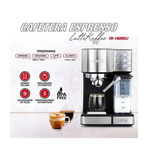 Cafetera Expresso Thomas TH-160DELi LatteKaffee