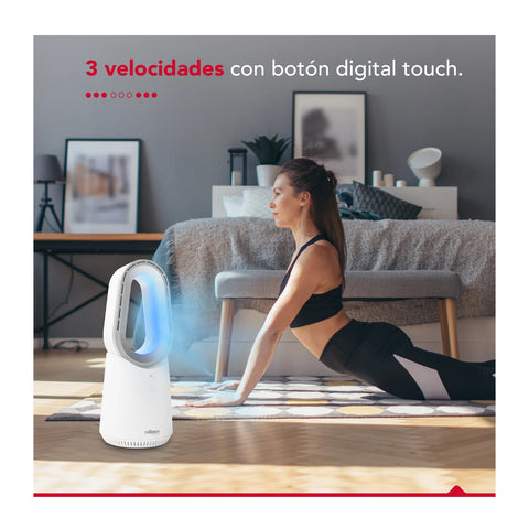 Ventilador Portátil Thorben USB Bladeless Led Fan