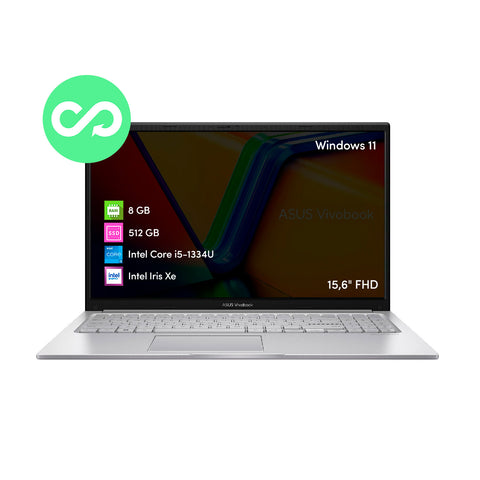 Notebook Asus Vivobook Core i5 8GB 512GB SSD 15.6 FHD W11