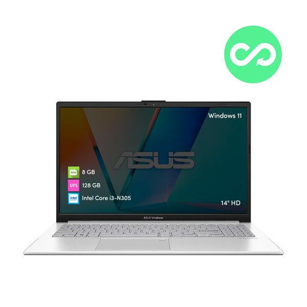 Notebook Asus Vivobook Intel Core i3 8GB 256GB SSD W11 15,6