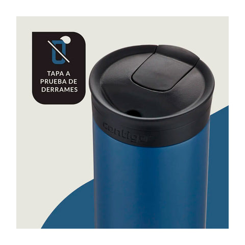 Vaso Térmico Contigo Huron 2.0 Azul 473ml