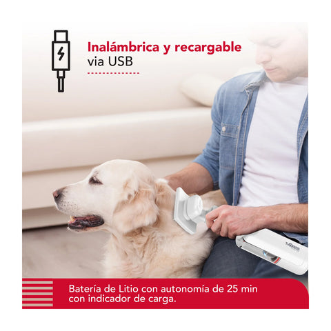 Cepillo y Aspiradora para Mascotas Thorben USB Perros Gatos